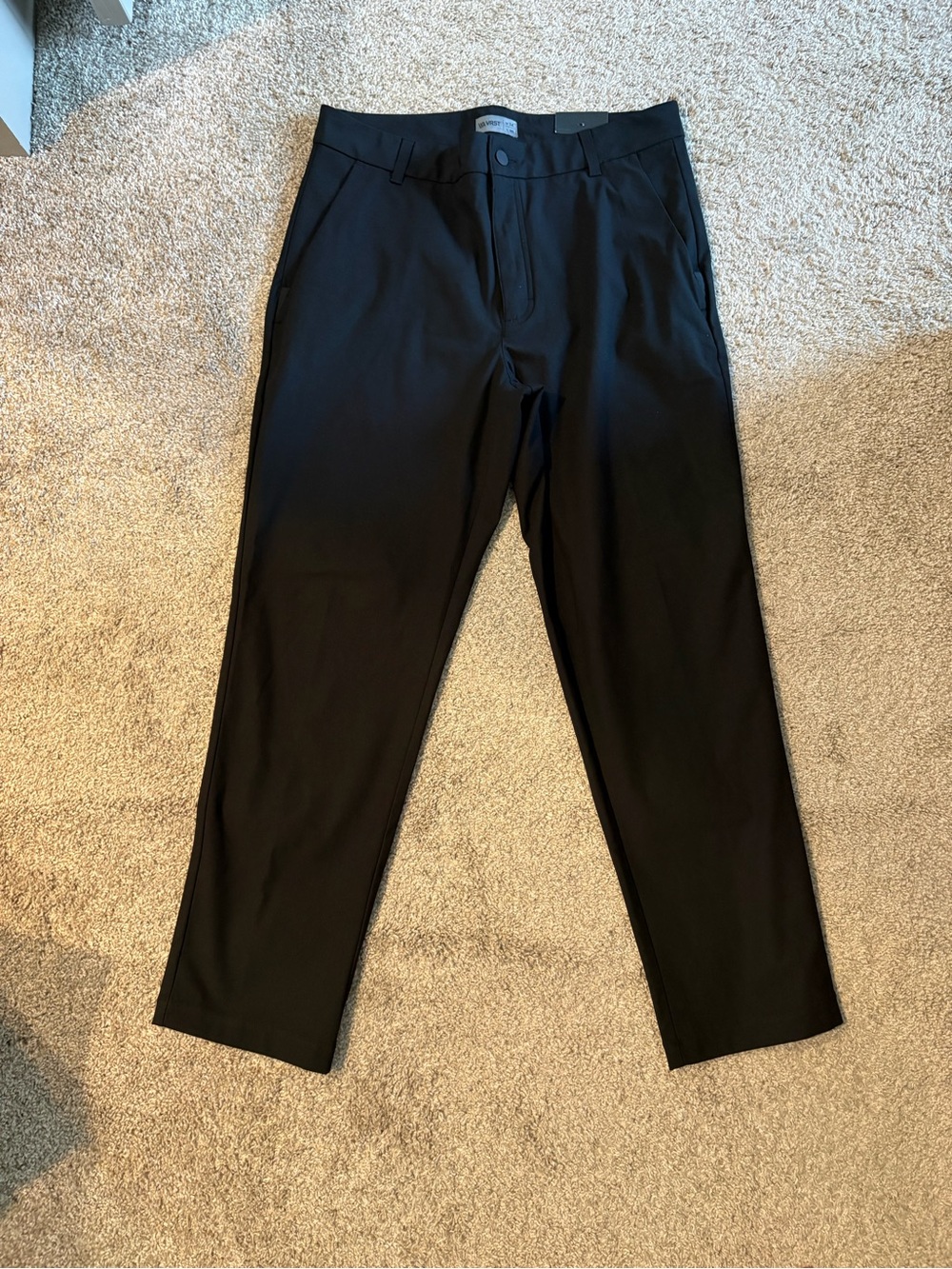 Men's Black Chinos - Sleek Everyday Trousers